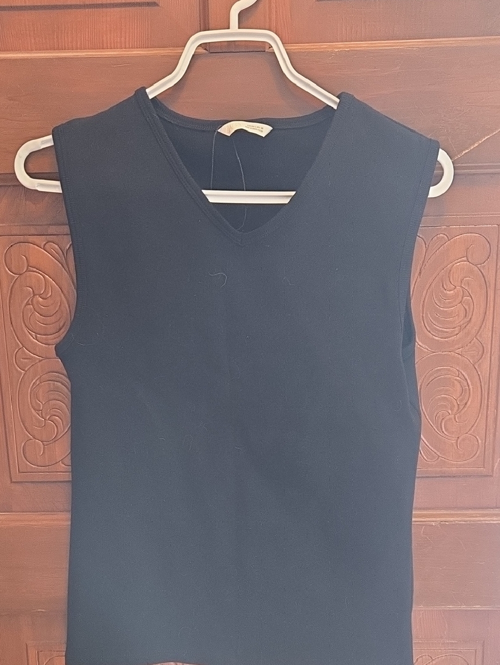3 For $40 Zara Black V-Neck Sleeveless Tank Top